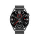 DT3 Max 1.36 inch Steel Watchband Color Screen Smart Watch(Black)