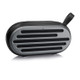 New Rixing NR-105 Mini TWS Metal Bluetooth Speaker Support Hands-free Call / FM(Black)