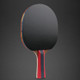 HUIESON HS-LX Six Star 5-Layer Chicken Wing Tip + 2 Layer Carbon Double Side Continuous Table Tennis Single Racket(Hand-shake Grip Racket)