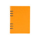 Business Notepad Loose Leaf Replaceable Inner Notebook Thickened Diary Book, Color:A5 Orange