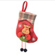 2 PCS Mini Christmas Stockings Gift Bags Christmas Decorations for Home Festival Party(Little Deer Style)