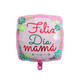 10 PCS 18 Inch  Spanish Mother Day Balloon Cartoon Shaped Aluminum Film Balloon Children Party Decoration Balloon(Pink)
