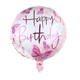 10 PCS 18-inch Round Happy Birthday Aluminum Film Balloons Birthday Party Scene Decoration Balloons(J)