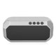 NewRixing NR-4000 TWS Mesh Polygon Music Box Concept Bluetooth Speaker(Silver)