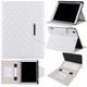 Checkered Pattern Horizontal Flip Leather Case with Holder & Card Slots & Hand Strap For iPad 9.7 (2018 / 2017) / Air 2 / Air / Pro 9.7 2016(White)