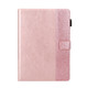 Glitter Powder Stitching Hot-pressed Changing PU Leather Case with Holder & Card Slots For 10 incn Universal Tablet(Pink)