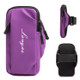 Running Mobile Phone Arm Bag Sports Yoga Fitness Mobile Phone Bag(B221 Purple)