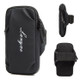 Running Mobile Phone Arm Bag Sports Yoga Fitness Mobile Phone Bag(B221 Black)