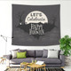 Halloween Background Wall Decoration Wall Hanging Fabric Tapestry, Size: 150x100 cm(Full Moon)