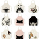 2 PCS Supermarket Household Kitchen Restaurant Workwear Sleeveless Apron, Specification: 65x75 cm(Cat Dog Series-2)