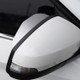 Car Rear View Mirror Rain Eyebrow Cover Catering Mirror Aluminum Alloy Rain Shield(Aluminum Alloy Silver)