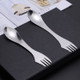 10 PCS Stainless Steel Western Tableware Creative 3 In 1 Spoon Forked Tableware