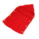 Zzsd0002 Autumn / Winter Baby Knitted Woolen Button Sleeping Bag Photography Blanket Stroller Sleeping Bag(Big Red)