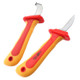 Resistant High Voltage Anti-Magnetic Insulated Plastic Tool, Style: Electrician Scimitar