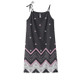 Flower Slim Sleeveless A-line Skirt (Color:Black Size:L)