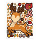 20 PCS Children Cartoon Christmas DIY Cute Emoji Stickers(DY012)