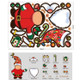 20 PCS Children Cartoon Christmas DIY Cute Emoji Stickers(DY008 )