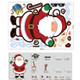 20 PCS Children Cartoon Christmas DIY Cute Emoji Stickers(Dy011)