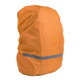 Reflective Light Waterproof Dustproof Backpack Rain Cover Portable Ultralight Shoulder Bag Protect Cover, Size:M(Orange)