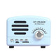 BT01 Retro Bluetooth Wireless Mini Speaker Portable Radio Support TF Card(Blue)