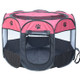 Fashion Oxford Cloth Waterproof Dog Tent Foldable Octagonal Outdoor Pet Fence, S, Size: 73 x 73 x 43cm(Magenta)