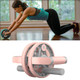 Multifunctional Push-Up Bracket Fitness Abdominal Wheel Rally Dumbbell Device(Pink)