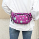 Ladies Sports Running Waist Bag Outdoor Leisure Cashier Wallet, Size: 10 inch(Balloon Purple)
