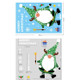 10 PCS Christmas Decoration Electrostatic Stickers Shopping Mall Glass Window Decoration Stickers(BQ054)