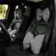 Car Head Pillow Neck Pillow Bow Car Lumbar Waist Pillow Car Interior Supplies, Colour: Black Lumbar Pillow