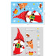 10 PCS Christmas Decoration Electrostatic Stickers Shopping Mall Glass Window Decoration Stickers(BQ055)