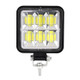 Car Square Work Light with 6 COB Lamp Beads