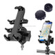 M8 Bolt Ball-Head Motorcycle Multi-function Eight-jaw Aluminum Phone Navigation Bracket with Anti-theft Knobs