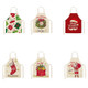 2 PCS Fabric Linen Cleaning Apron Christmas Party Decoration Apron, Specification: 68x55cm(WQ-001501)