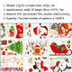 2 Sets Cartoon Christmas Window Stickers Show Window Living Room StaticChristmas Decoration Wall Stickers(2316)