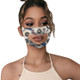 3 PCS Anti-Fog Lip Language Face Shield For The Deaf And Mute Solid Color Printing Face Shield(Printing A)