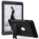 3 in 1 Honeycomb Silicone + PC Shockproof Protective Case with Holder For iPad 4 / 3 / 2(Black)