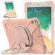 For iPad Pro 10.5 2017 / Air 10.5 2019 Silicone + PC Protective Case with Holder & Shoulder Strap(Rose Gold)