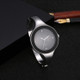 2 PCS Women Simple Style Alloy Thin Strap Quartz Watch(Black)