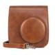 Retro Full Body PU Leather Case Camera  Bag with Strap for FUJIFILM instax mini 7+ (Brown)