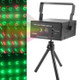 2-color Holographic Anime Laser Stage Lighting Fireworks Projector , Support Sound Active / Auto-mode, with LED Light & Dynamic Liquid Sky(Black)