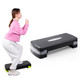 Fitness Pedal Rhythm Pedal Adjustable Sports Yoga Fitness Aerobics Pedal, Size: 78 x 30 x 10 cm( Black + Gray)
