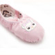 Crystal Satin Flower Decoration Dance Shoes Soft Sole Ballet Shoes Practice Dance Shoes For Children, Size: 33(PU Pink Cat)