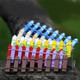 10 PCS Mini Small Fence Barrier Wooden Craft Wooden Small Fence Moss Micro-landscape Ornaments, Random Color Delivery