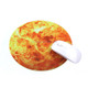 5 PCS Round Soft Rubber Planet Mouse Pad Computer Pad, Size: 250 x 250 x 3mm(Lava Star Ball)