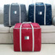 weekeight 2 PCS Clothing Quilt Storage Bag Household Moving  Luggage Organizer Bag, Colour: Navy Small