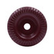 Woodworking Sanding Plastic Stab Discs Hard Round Grinding Wheels For Angle Grinders, Specification: 100mm Wine Red Curved