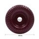 Woodworking Sanding Plastic Stab Discs Hard Round Grinding Wheels For Angle Grinders, Specification: 100mm Wine Red Curved