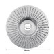 Woodworking Sanding Plastic Stab Discs Hard Round Grinding Wheels For Angle Grinders, Specification: 98mm Silver Plane