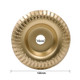 Woodworking Sanding Plastic Stab Discs Hard Round Grinding Wheels For Angle Grinders, Specification: 100mm Golden Curved