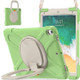 For iPad Pro 10.5 2017 / Air 10.5 2019 Silicone + PC Protective Case with Holder & Shoulder Strap(Matcha Green)